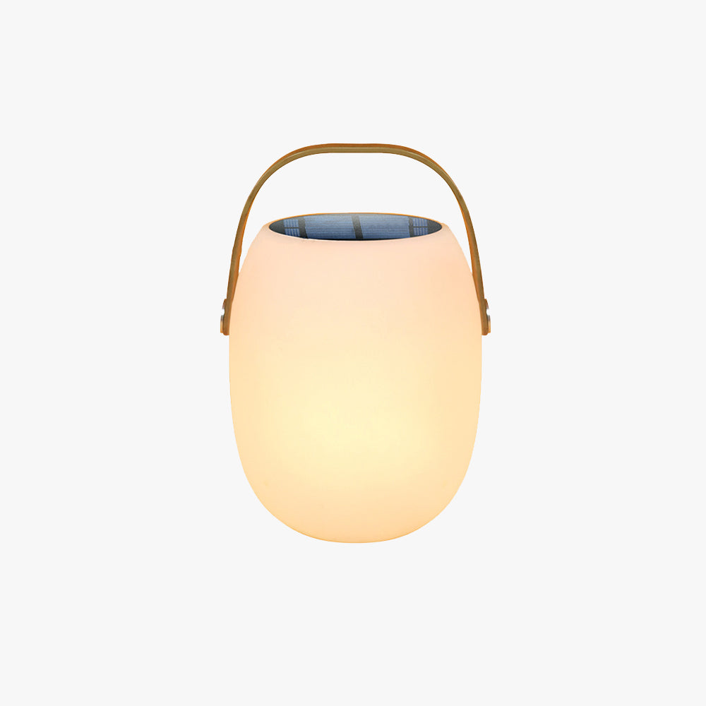 Outdoor Lantern Light – Modern White Acrylic