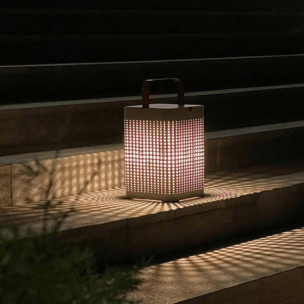 Outdoor Lantern Light – Rustic Metal Glow