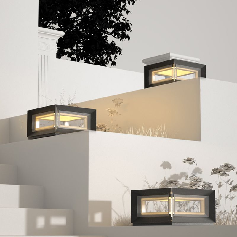 Outdoor Minimalist-Style Post & Pier Light