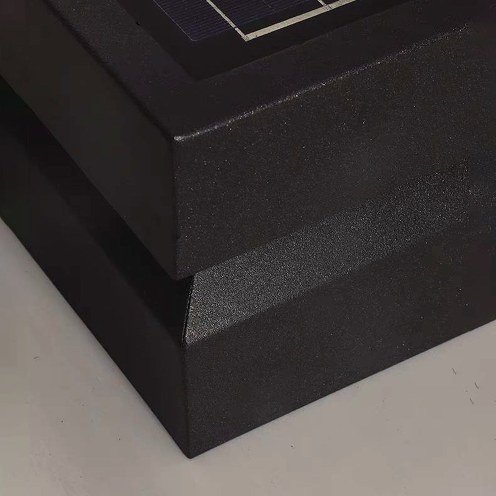 Outdoor Modern-Black Metal Post&Pier-Mount Light