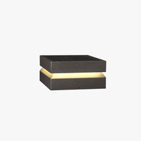 Outdoor Modern-Black Metal Post&Pier-Mount Light