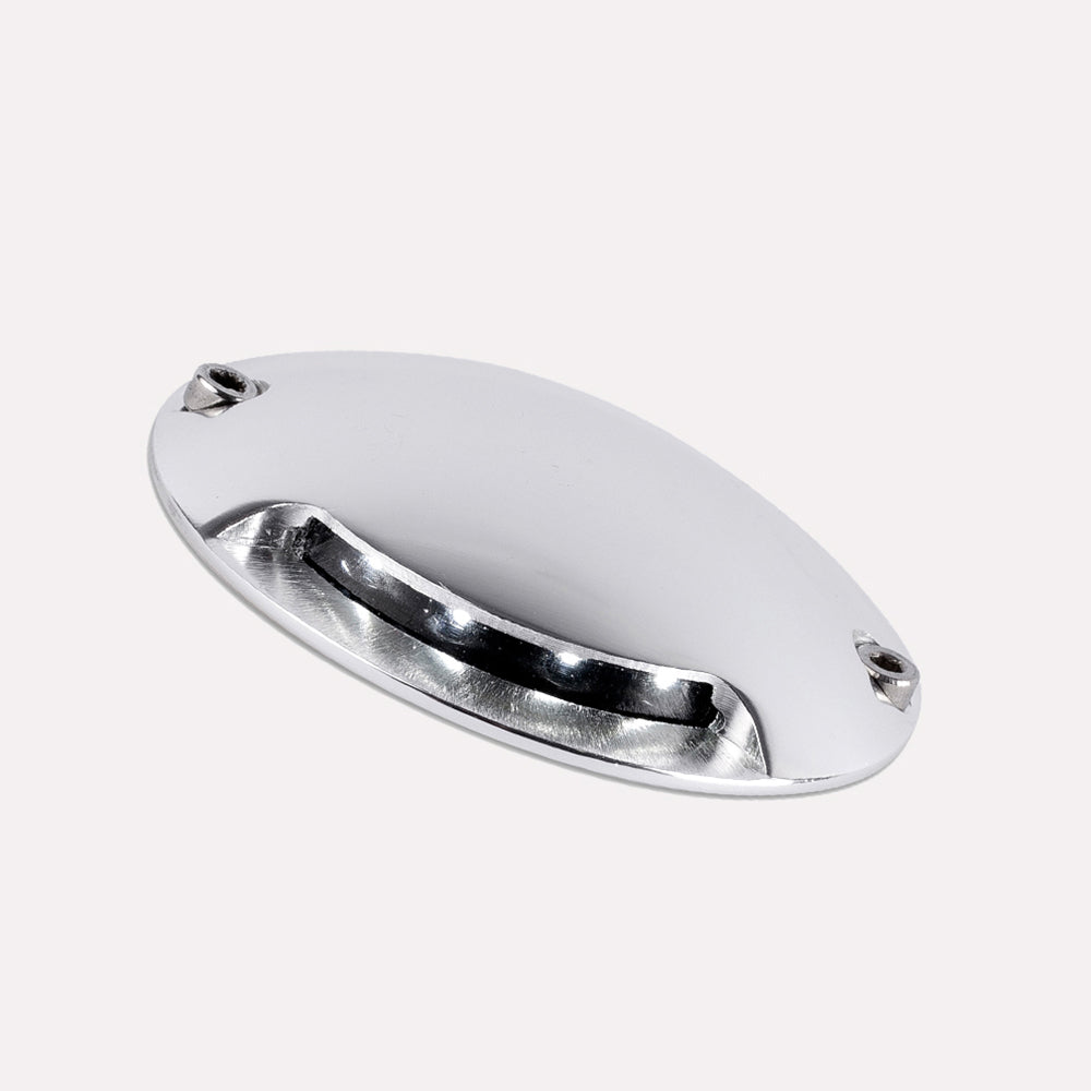 Outdoor Modern Brushed Silver Step/Deck Light