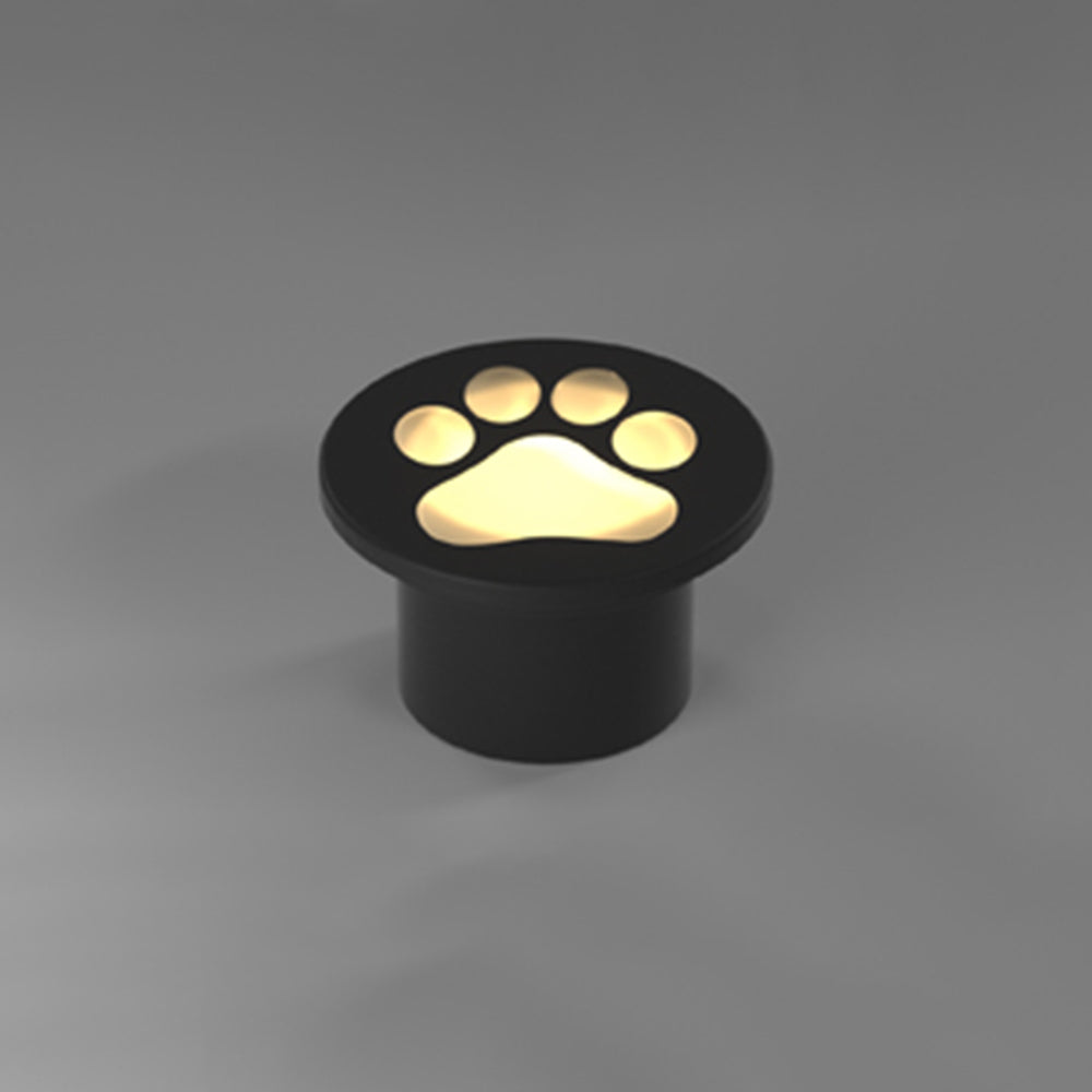 Outdoor Modern Recessed Ground Cat-Paw Light