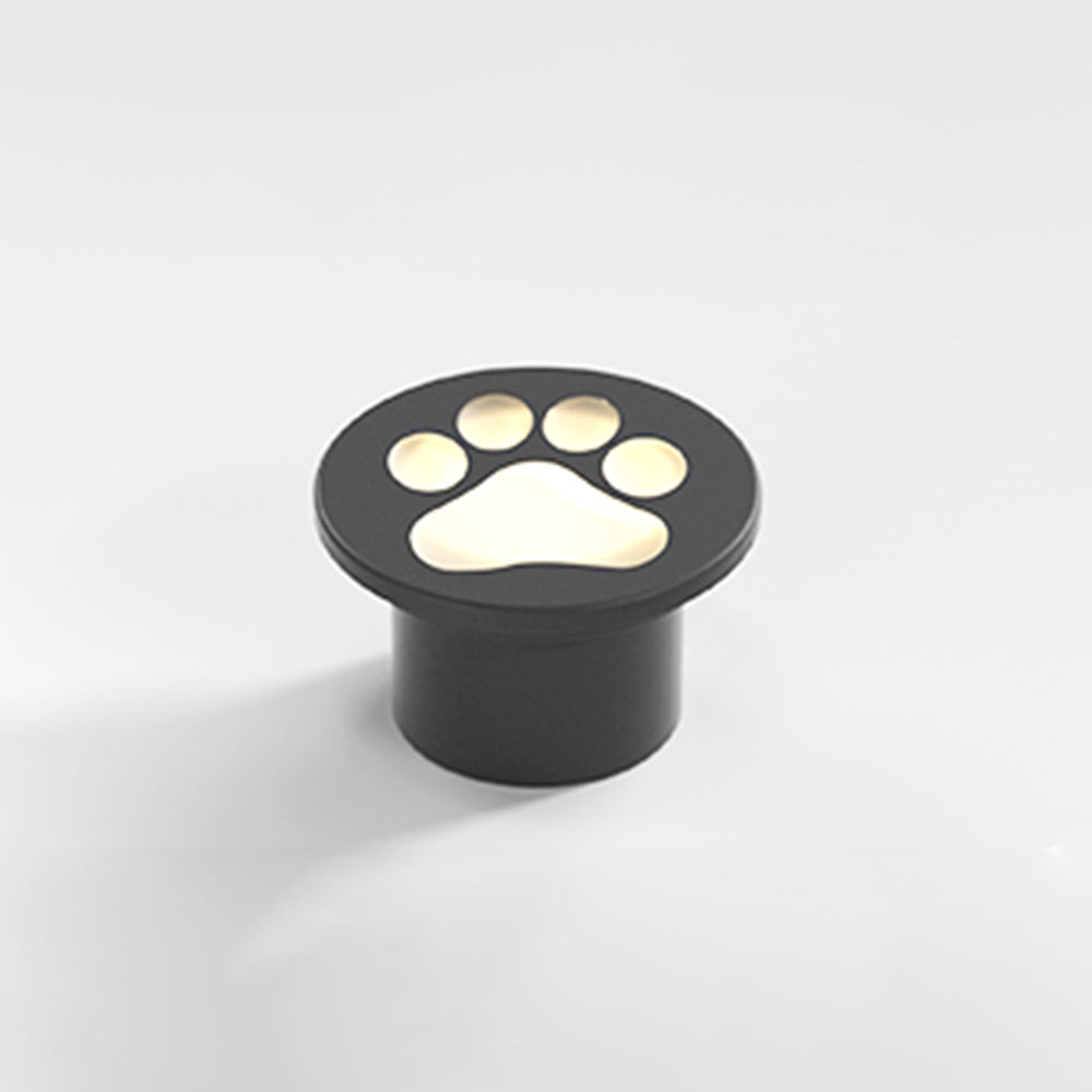 Outdoor Modern Recessed Ground Cat-Paw Light