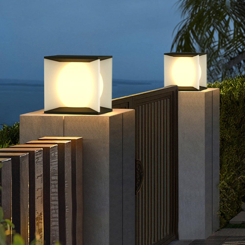 Outdoor Modern-Style Post&Pier Mount Light