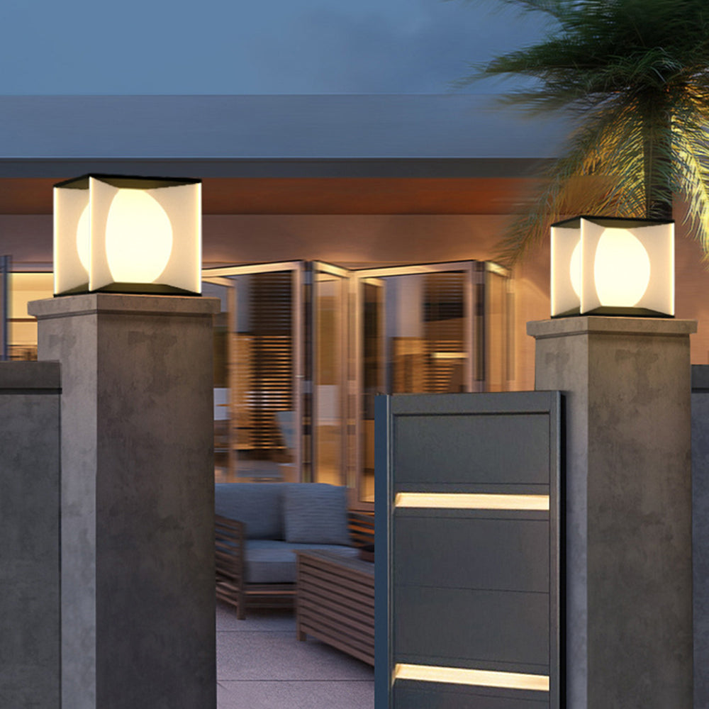 Outdoor Modern-Style Post&Pier Mount Light