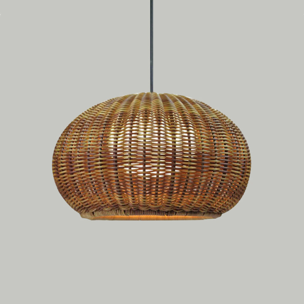 Outdoor Modern Woven Bamboo Ceiling Light