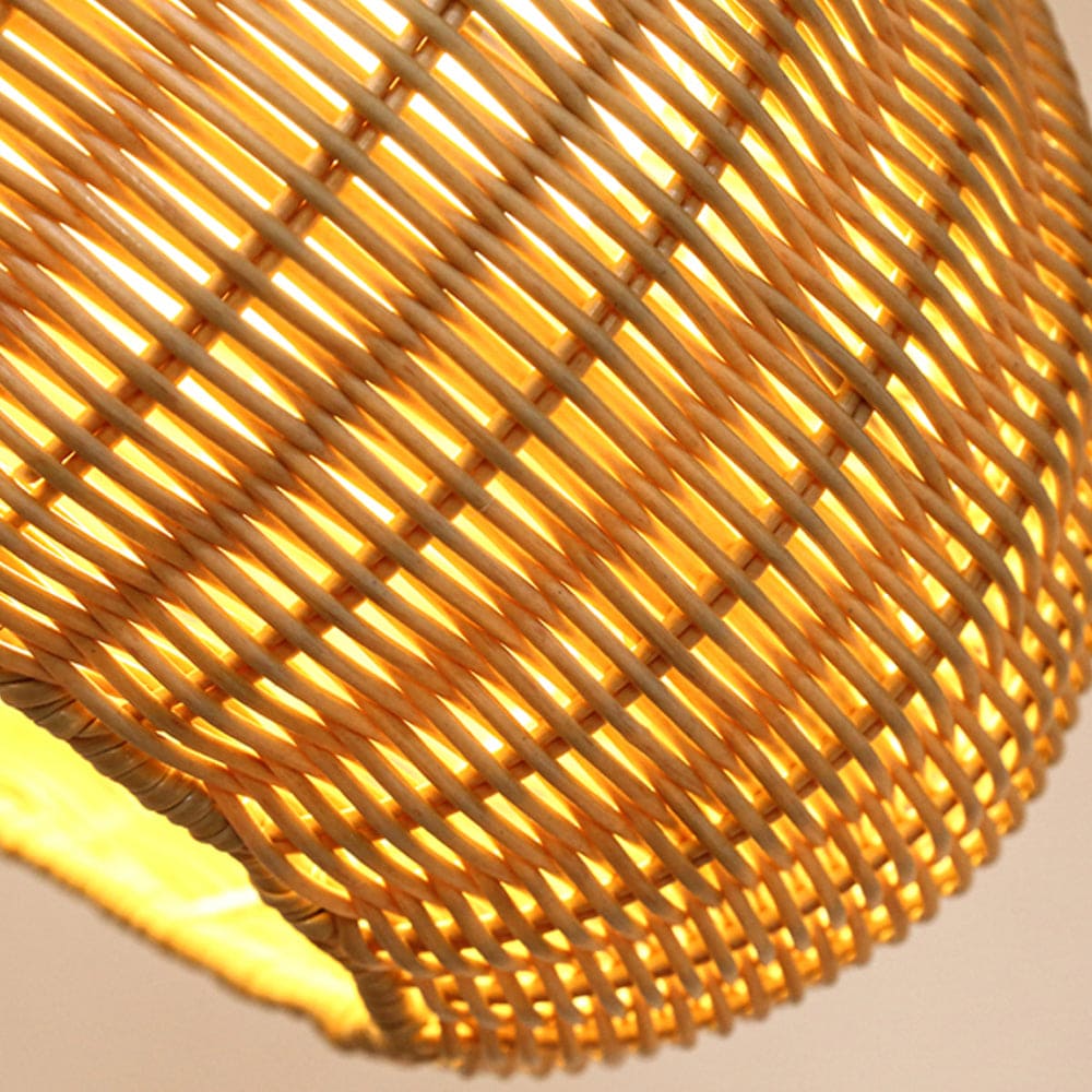 Outdoor Modern Woven Bamboo Ceiling Light