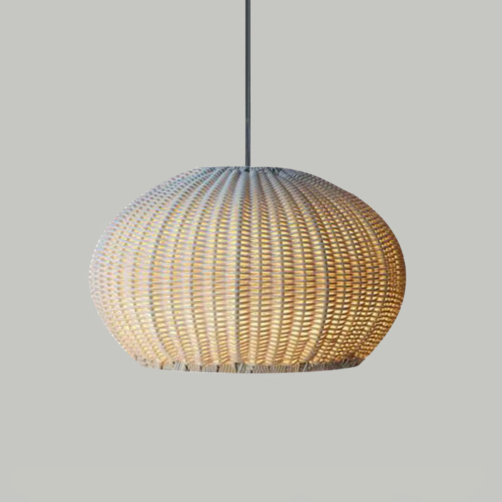 Outdoor Modern Woven Bamboo Ceiling Light