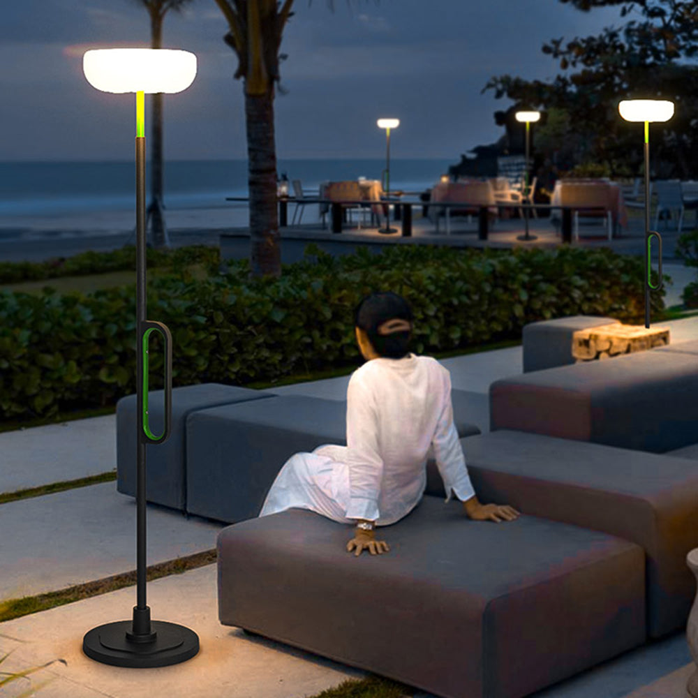 Outdoor Waterproof Solar Floor Lamp – Modern