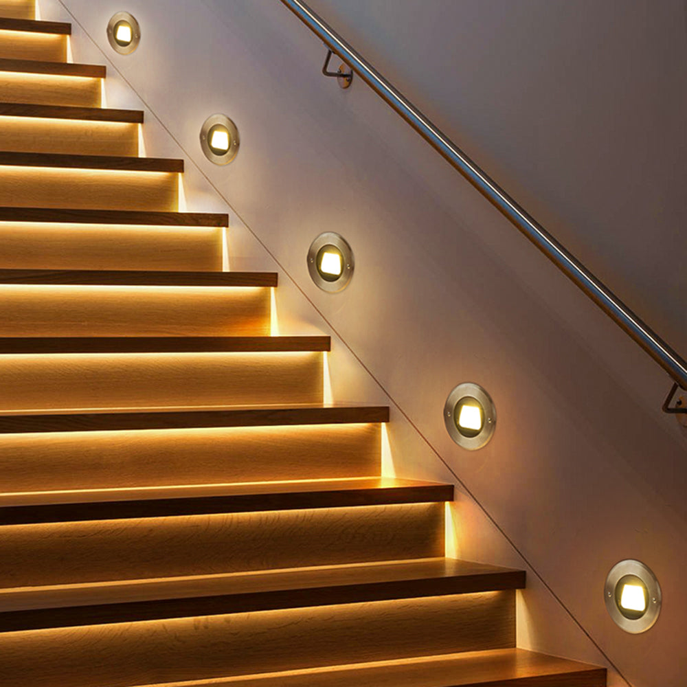 Outdoor Recessed Step Light – Subtle-Ambience