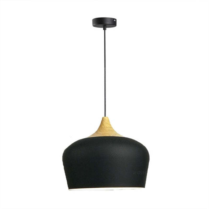 Scandinavian Dome Pendant Light, Mid-Century Flair