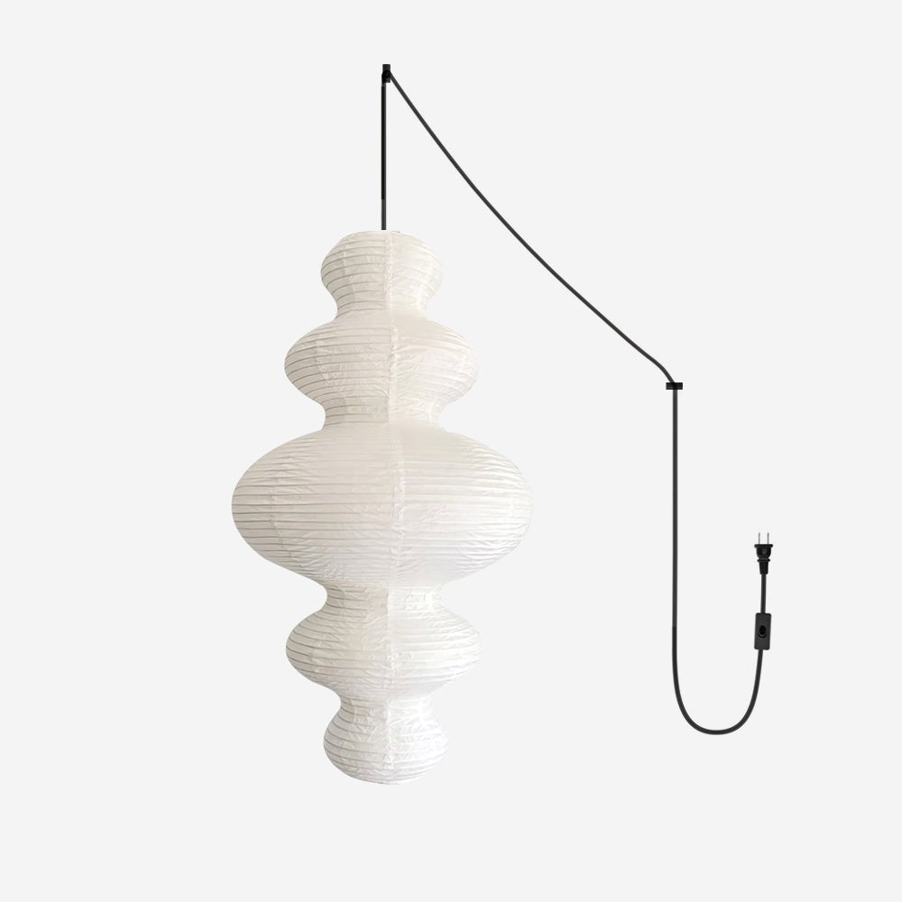 Sculptural Pendant Light & Minimalist Aesthetic