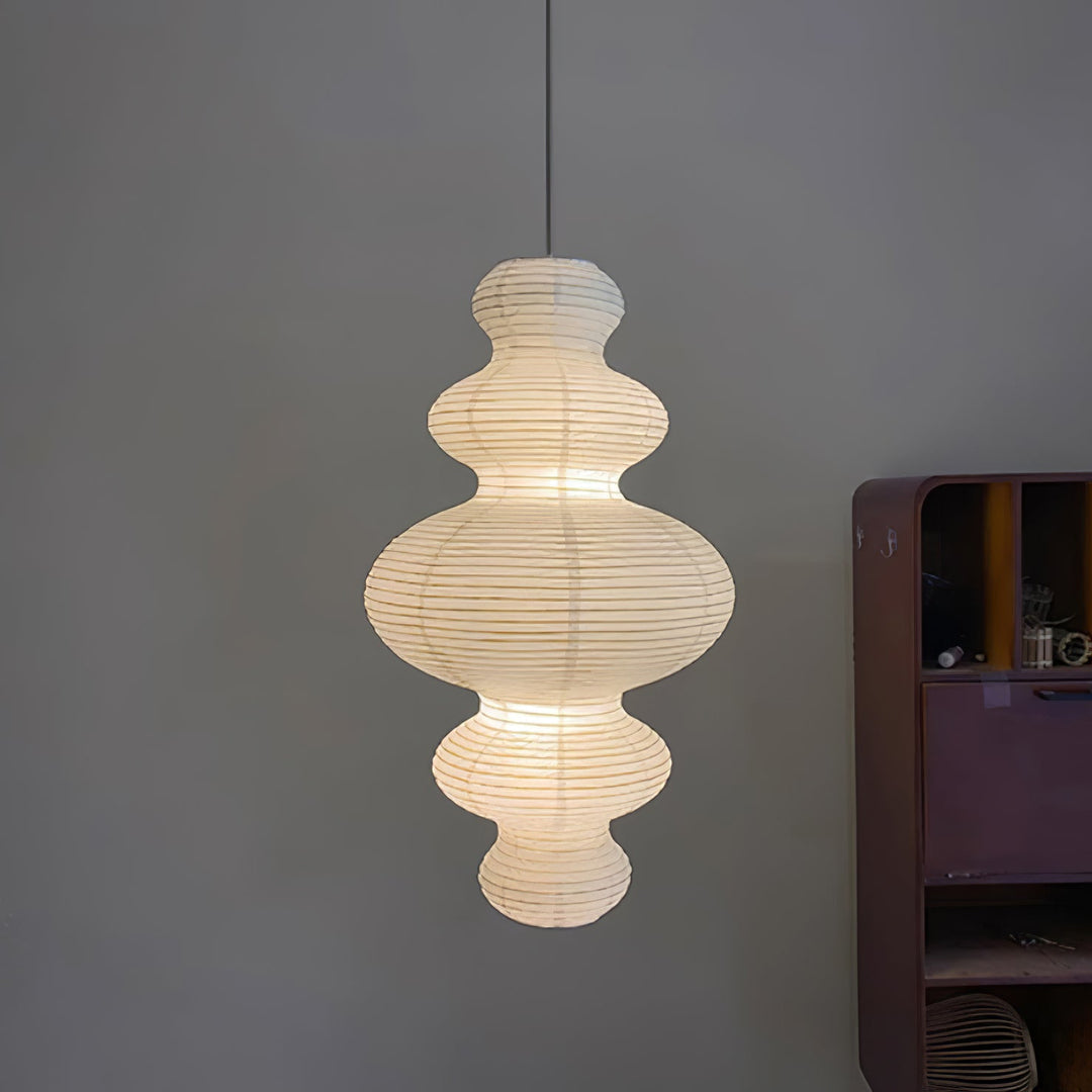 Sculptural Pendant Light & Minimalist Aesthetic