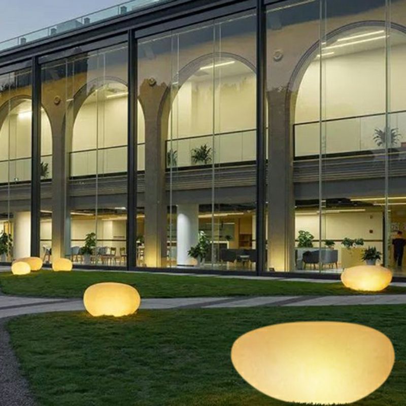 Sleek Modern Outdoor Pebble Garden Ornament