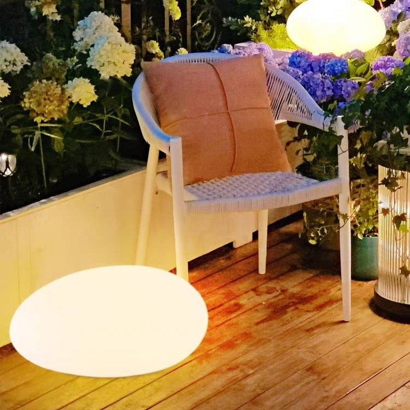 Sleek Modern Outdoor Pebble Garden Ornament