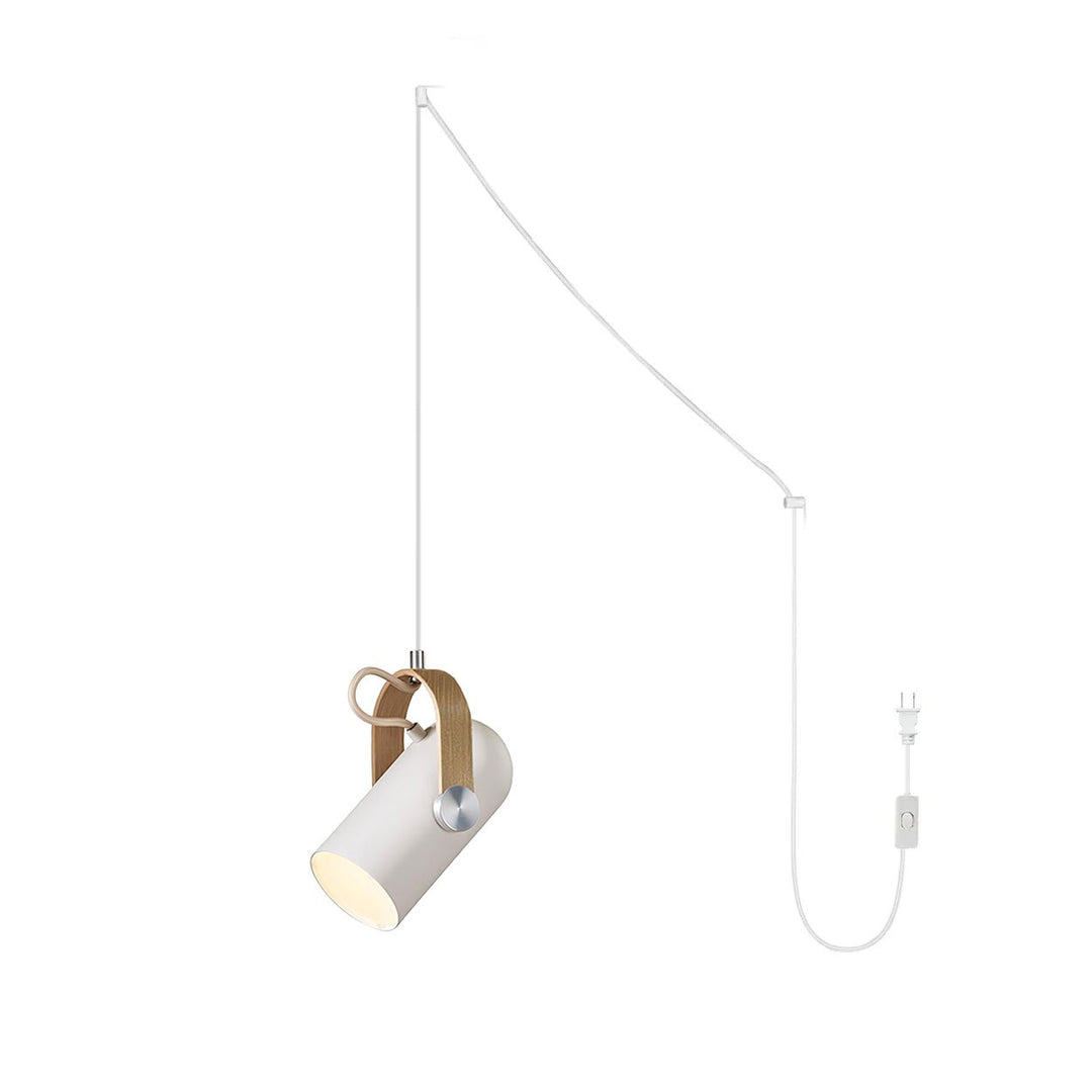 Sleek Mid-Century Pendant Light with Rotating Head