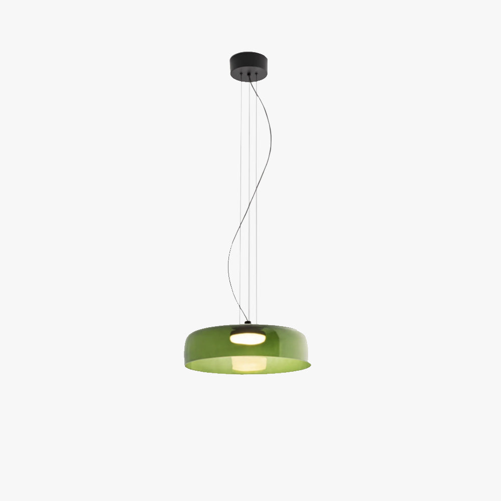 Sleek Pendant Light & Adjustable Dome Shade