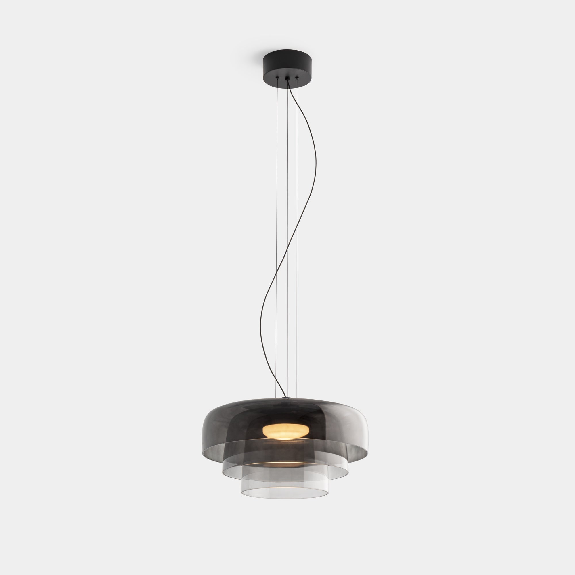 Sleek Pendant Light & Adjustable Dome Shade