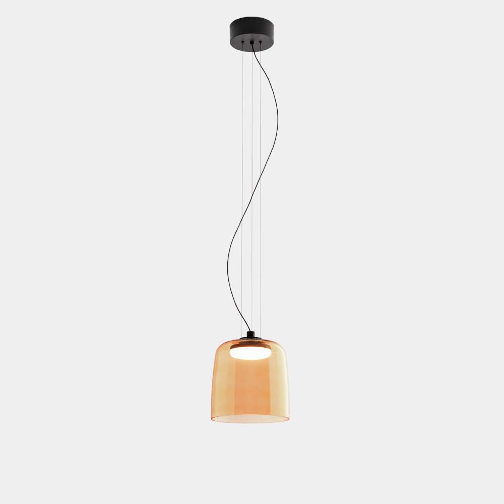 Sleek Pendant Light & Adjustable Dome Shade