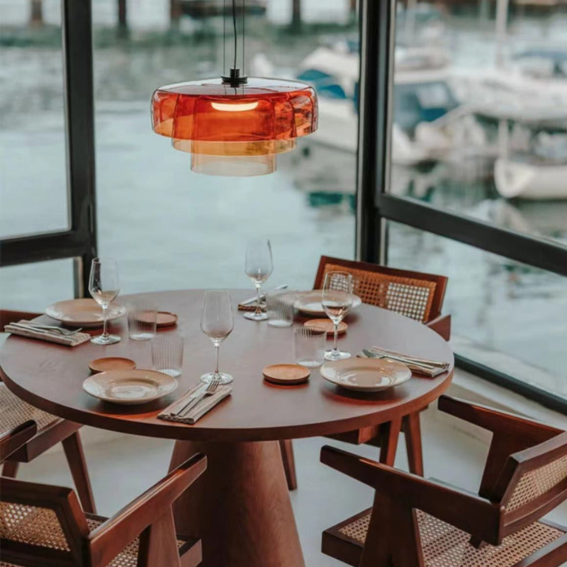 Sleek Pendant Light & Adjustable Dome Shade