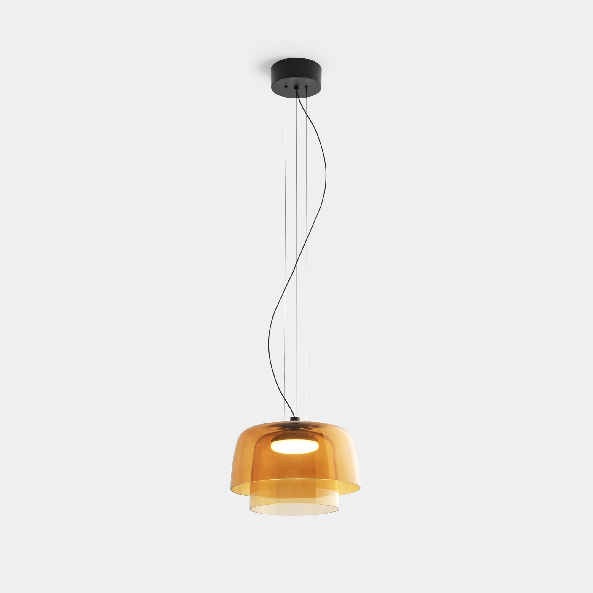 Sleek Pendant Light & Adjustable Dome Shade