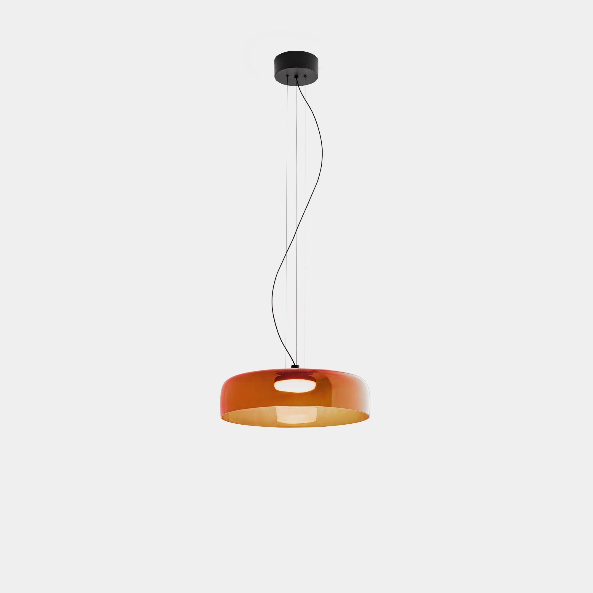 Sleek Pendant Light & Adjustable Dome Shade