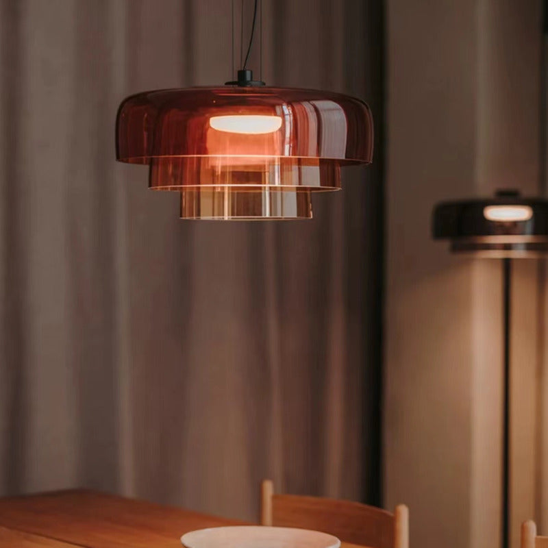 Sleek Pendant Light & Adjustable Dome Shade