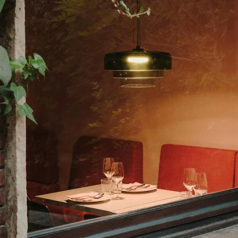 Sleek Pendant Light & Adjustable Dome Shade