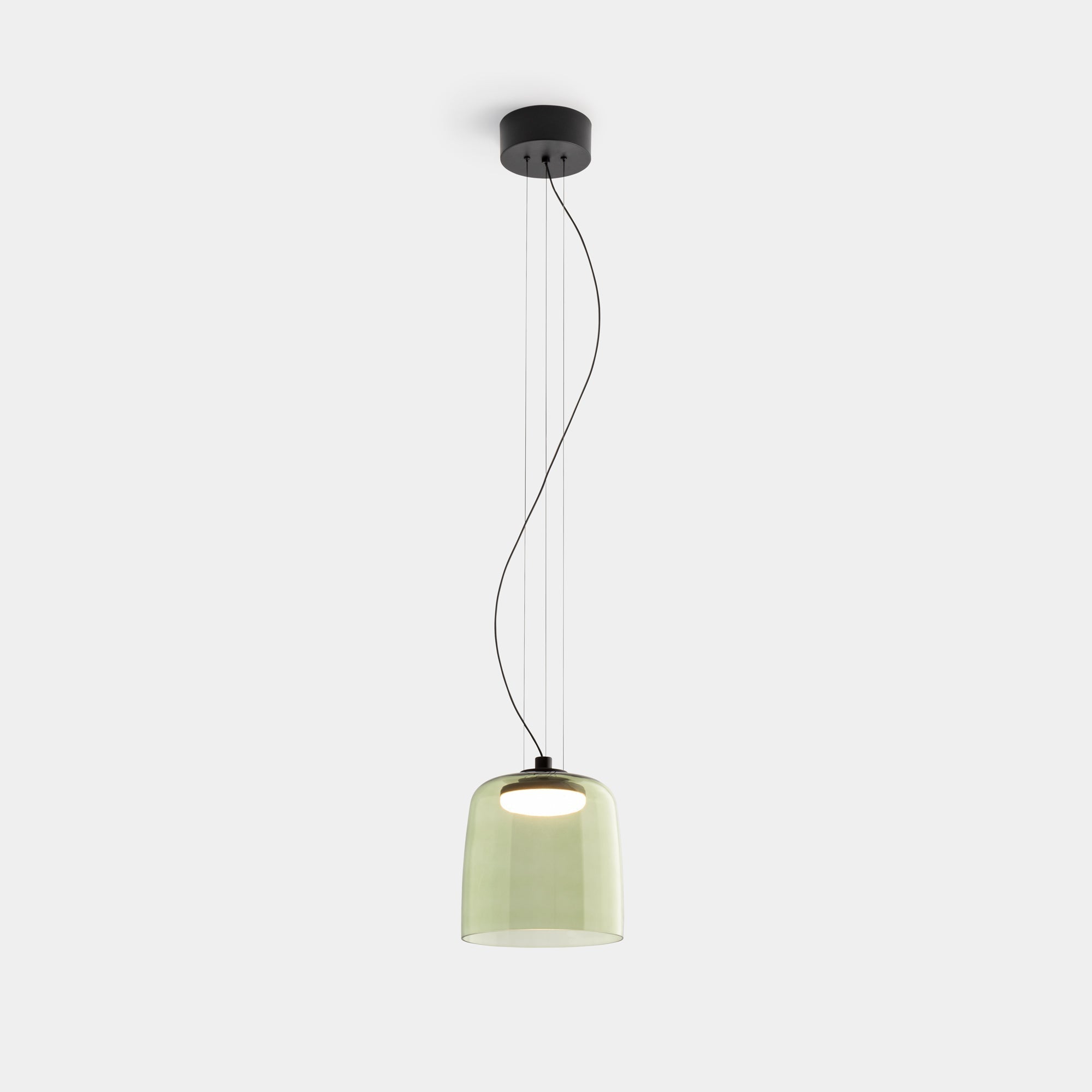 Sleek Pendant Light & Adjustable Dome Shade