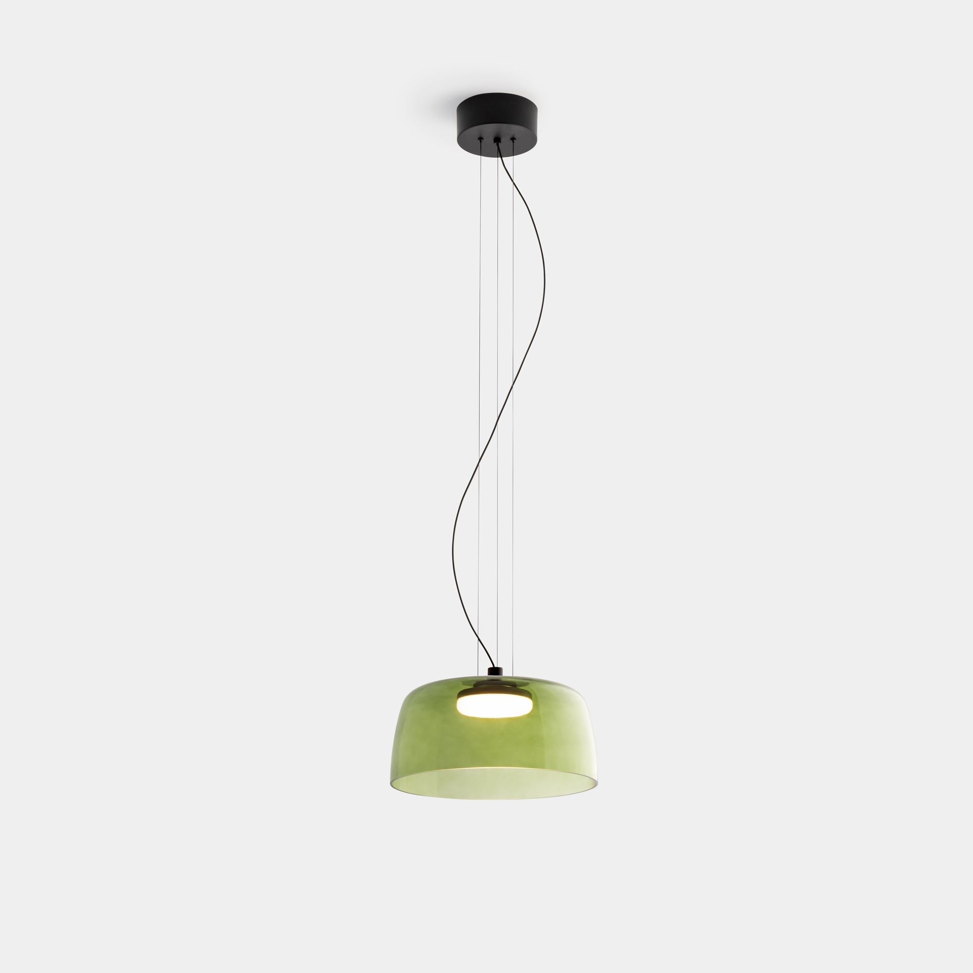 Sleek Pendant Light & Adjustable Dome Shade