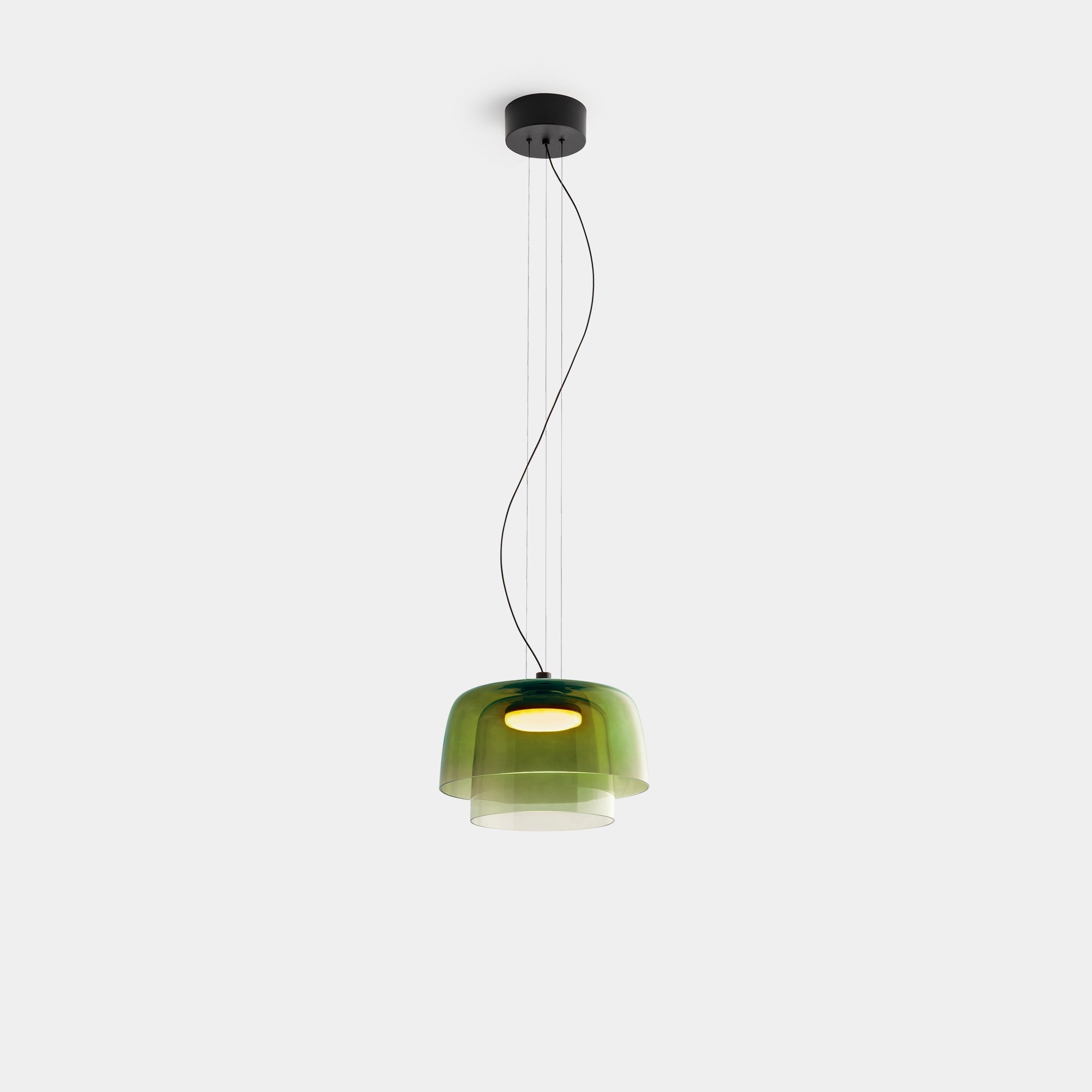 Sleek Pendant Light & Adjustable Dome Shade