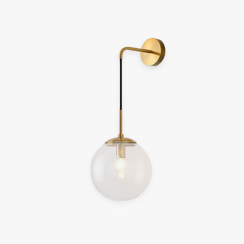 Modern indoor wall lights in a minimalist bedroom, featuring a stylish bed with white linens and soft ambient lighting