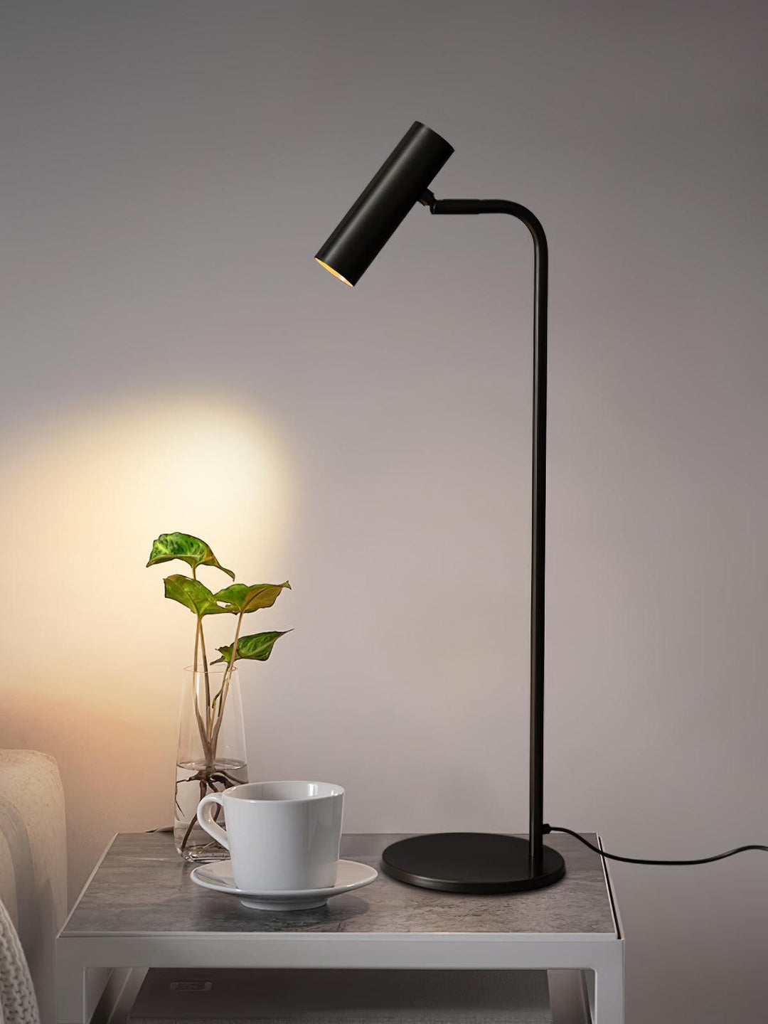 Adjustable Cylindrical Head Table Lamp