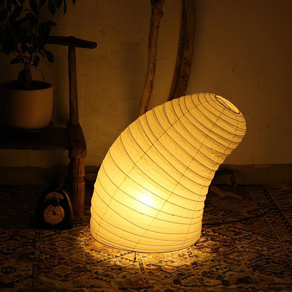 Akari Style Table Lamp - Unique Washi Paper Design