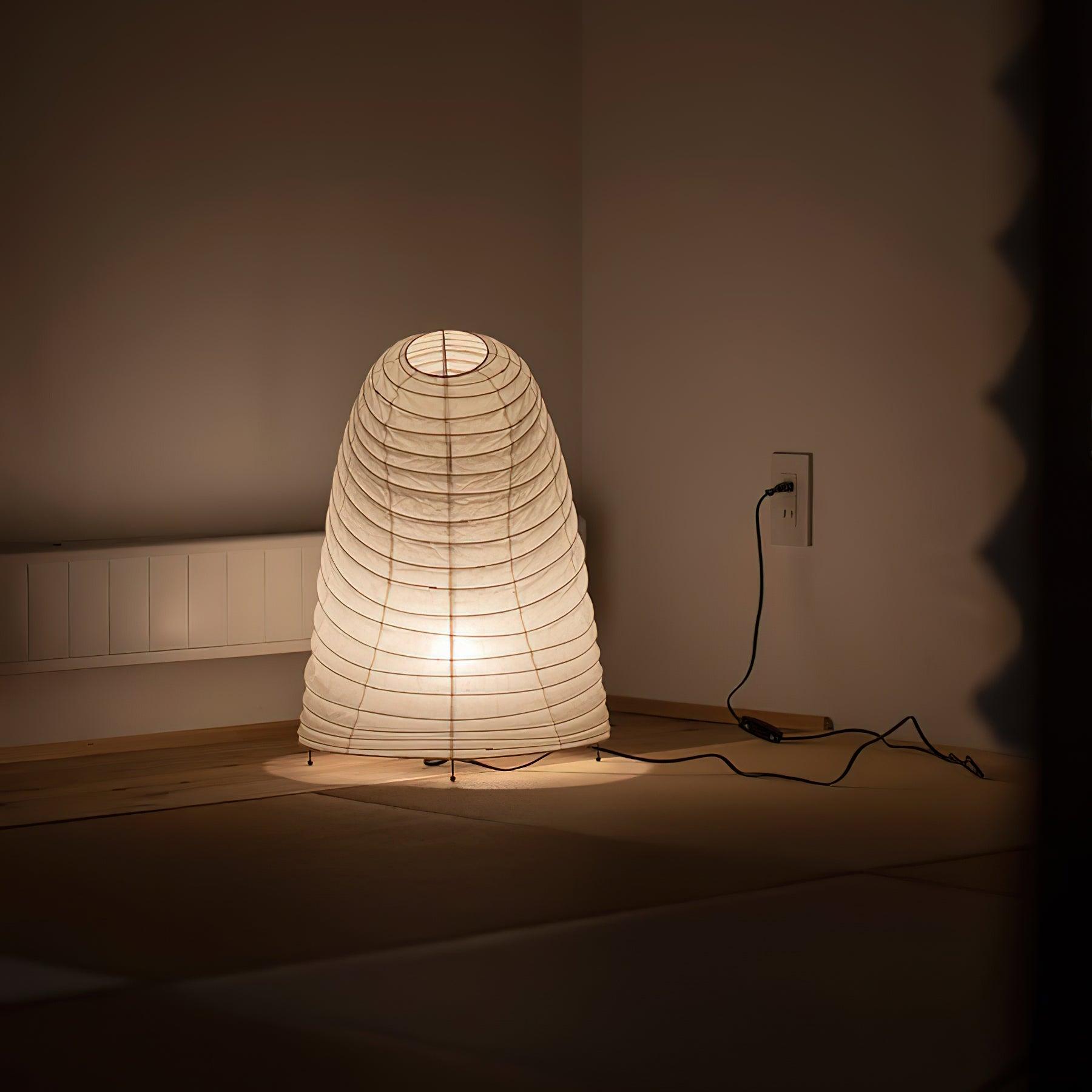 Akari Style Table Lamp - Unique Washi Paper Design