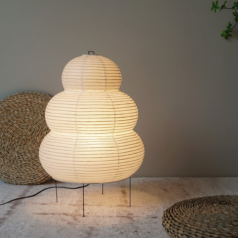 Akari Style Table Lamp - Washi Paper Lantern Design