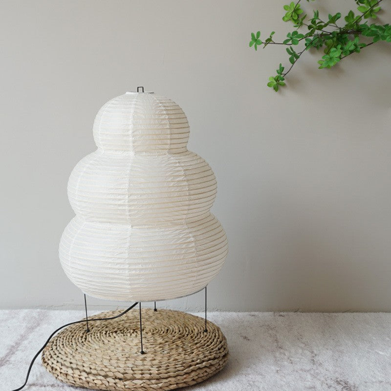 Akari Style Table Lamp - Washi Paper Lantern Design