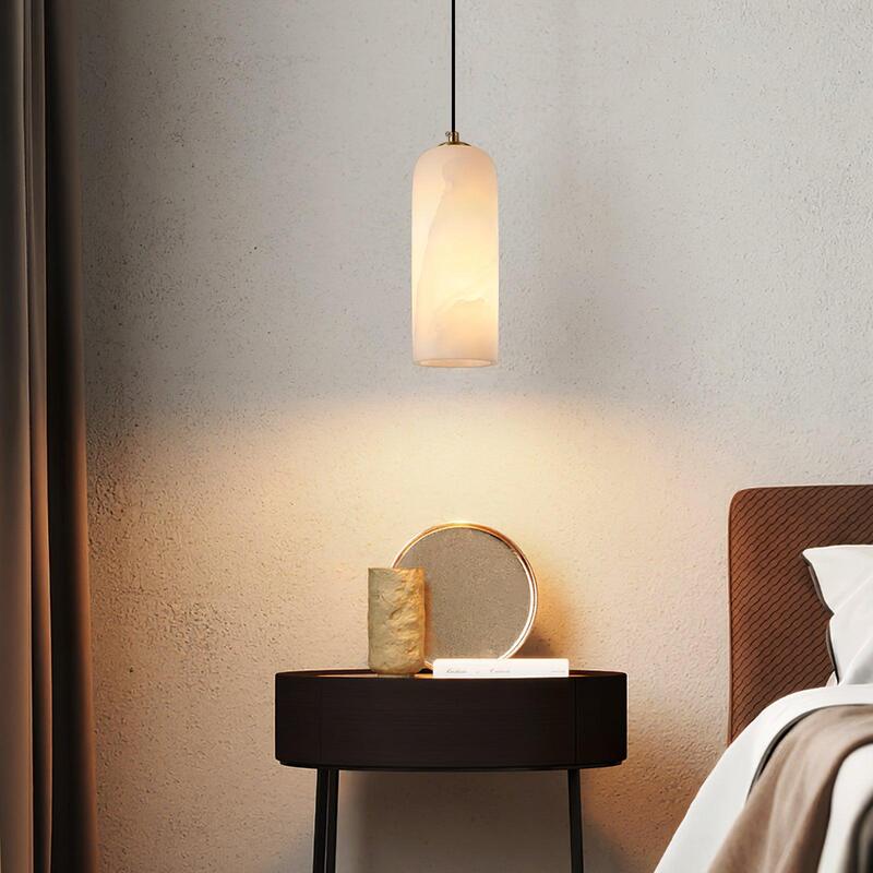 Alabaster Pendant Lamp – Mid-Century Modern Design