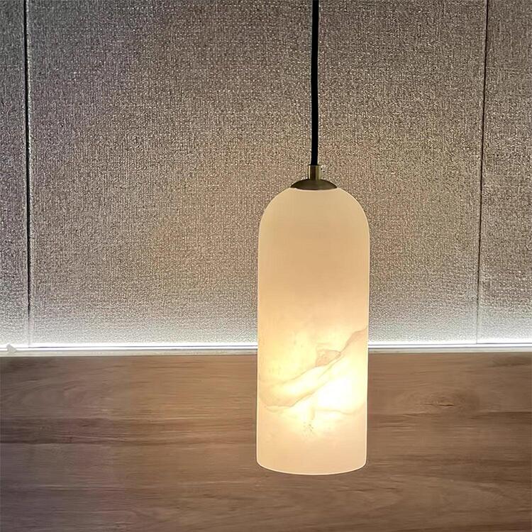 Alabaster Pendant Lamp – Mid-Century Modern Design