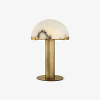 Alabaster Table Lamp – Mid-century Modern Design