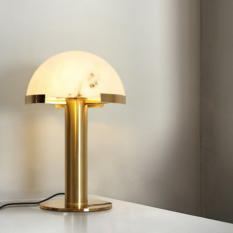 Alabaster Table Lamp – Mid-century Modern Design