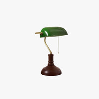 Alessio Retro Table Lamp – Metal & Glass