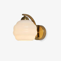 Art Deco Wall Sconce – Smooth Spherical Shade