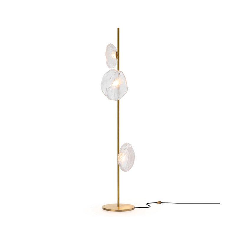 Artistic Glass Petals Standing Lamp