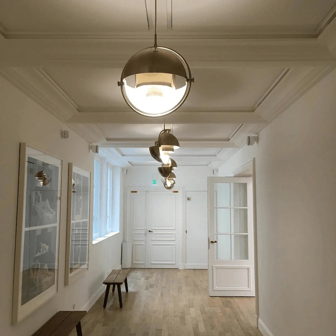 Bauhaus Adjustable Hemispherical Pendant Lamp