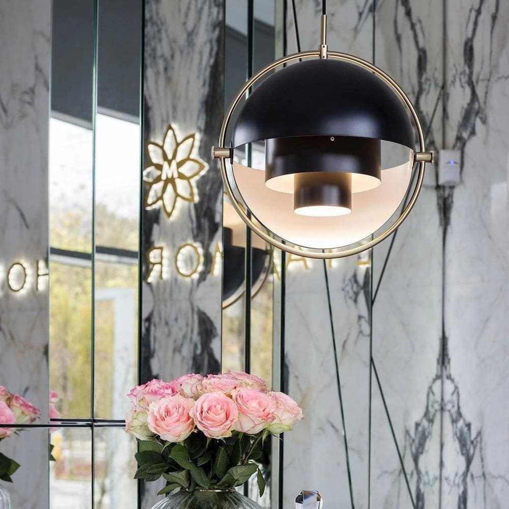 Bauhaus Adjustable Hemispherical Pendant Lamp