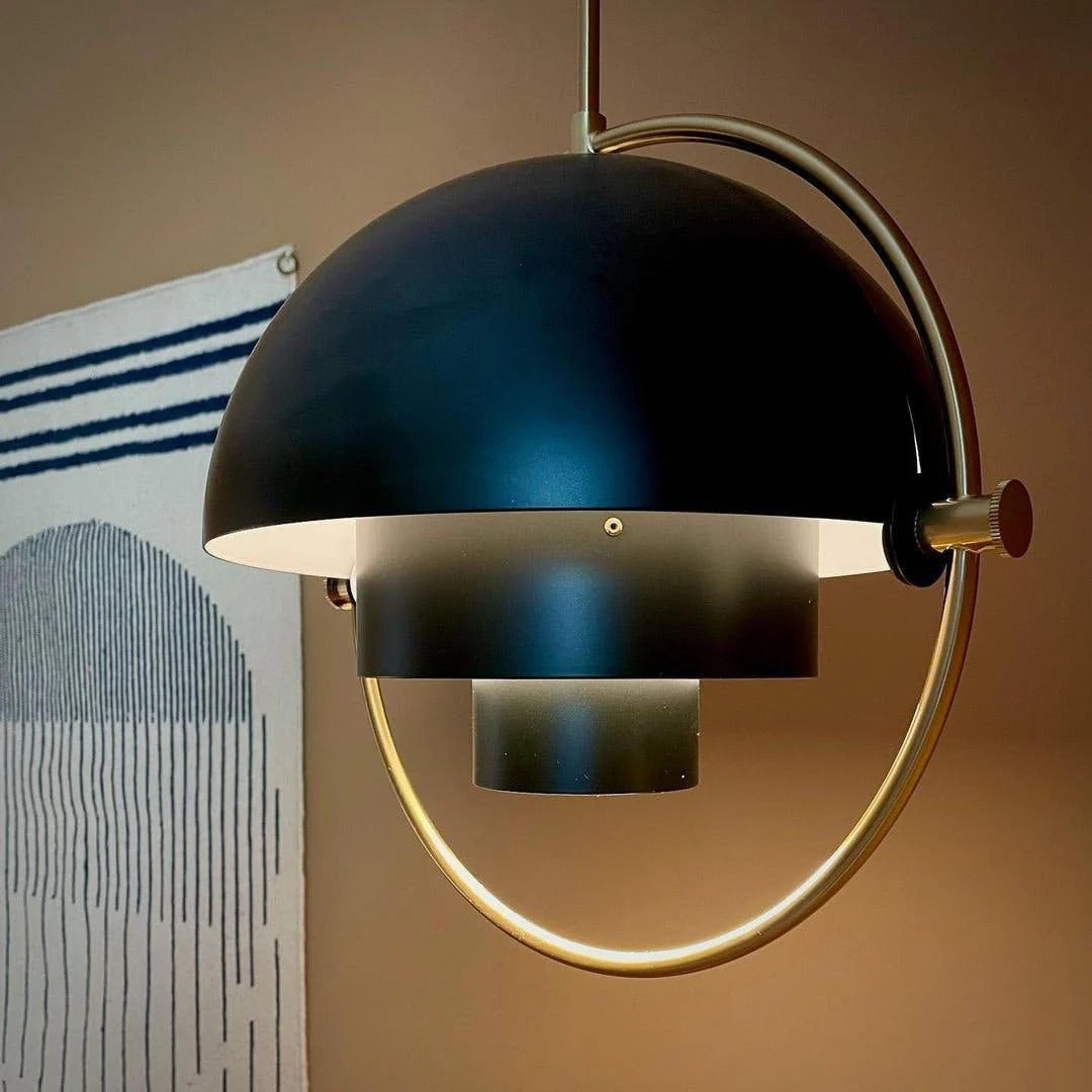 Bauhaus Adjustable Hemispherical Pendant Lamp