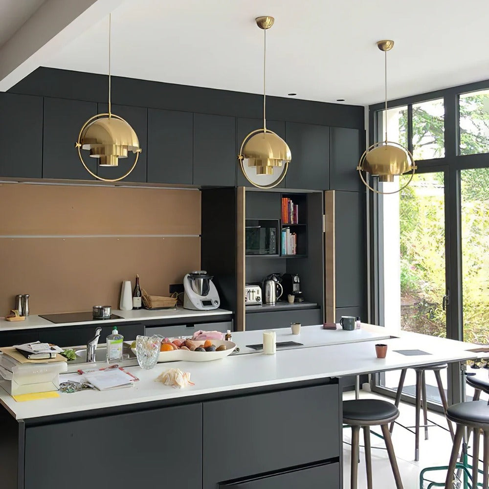 Bauhaus Adjustable Hemispherical Pendant Lamp