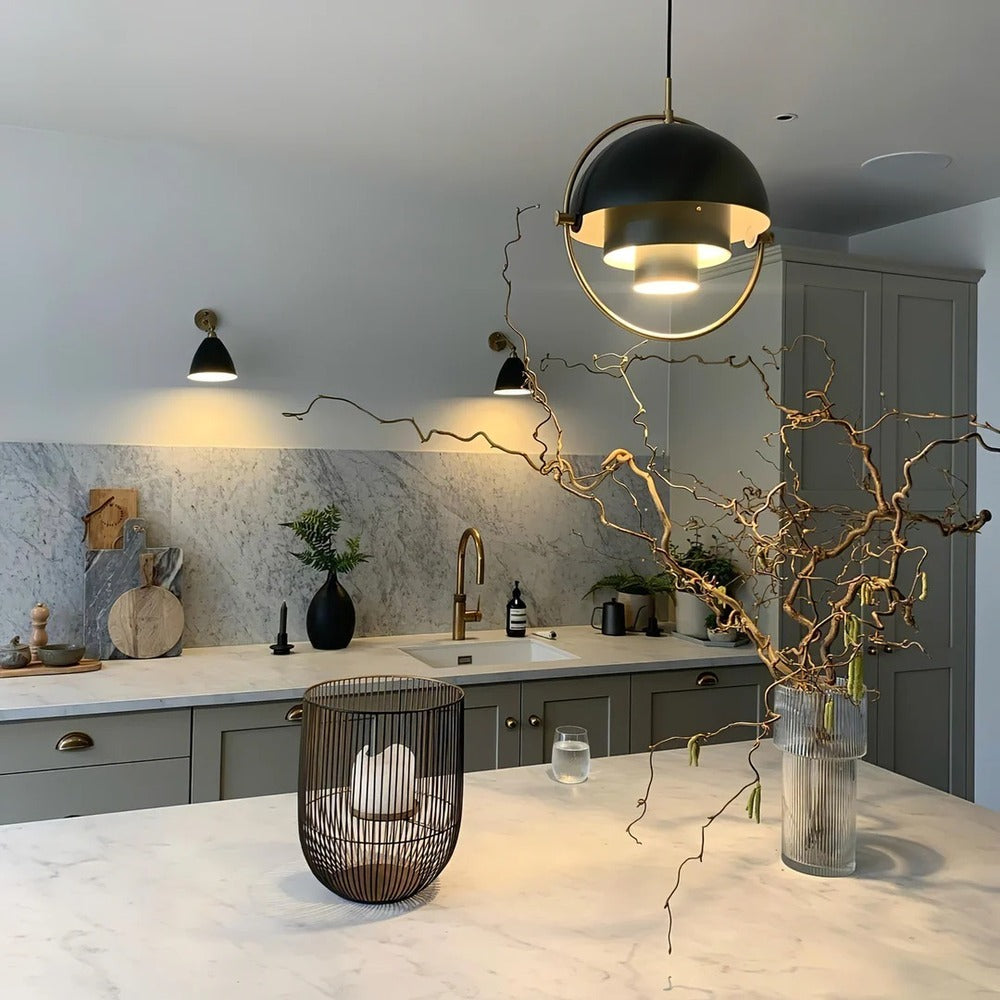 Bauhaus Adjustable Hemispherical Pendant Lamp